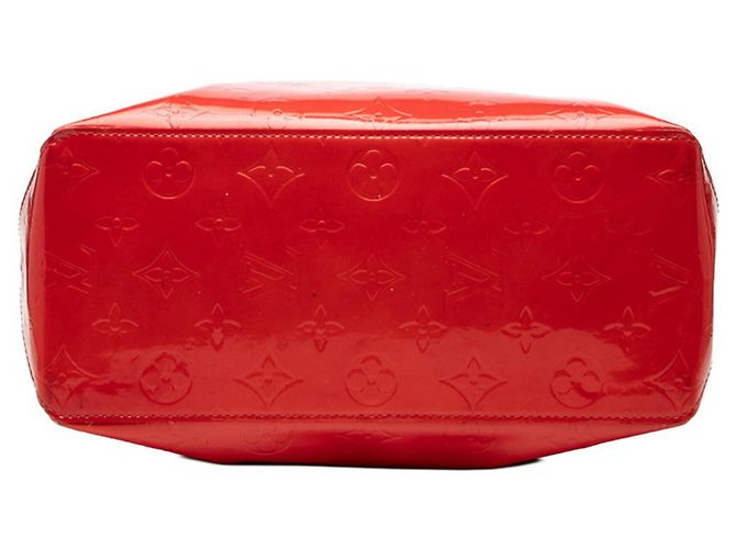 Borsa Tote Louis Vuitton Monogram Vernis Lead MM Rosso - vista 3