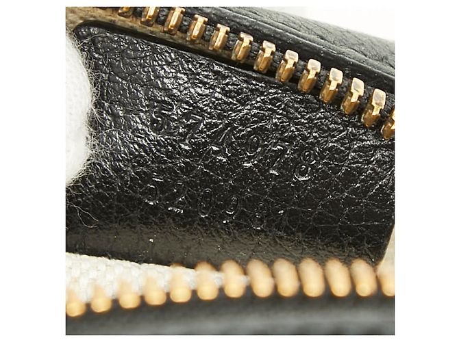 Borsa a Tracolla Gucci GG Velvet Nero Bordò - vista 7