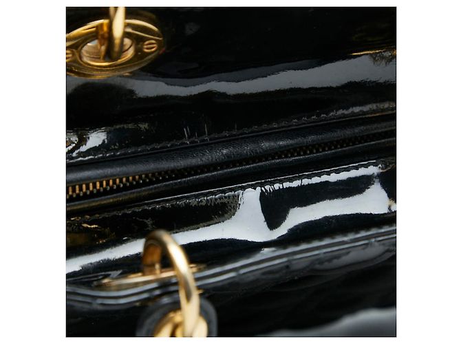 Borsa Christian Dior Lady Dior Cannage Large Nero - vista 6