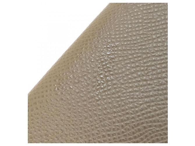 Hermès Cartera Hermes Bearn Soufflé Gris pardo - vista 7