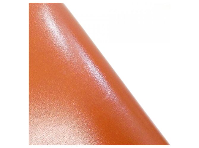 Hermès Cartera larga Hermes Bearn Soufflé Castaño Naranja - vista 6
