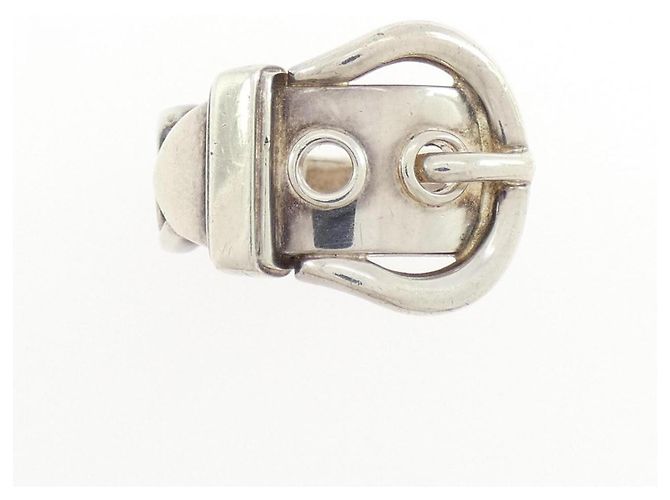 Hermès Hermes Boucles Sellier Silver Bandring - Ansicht 2