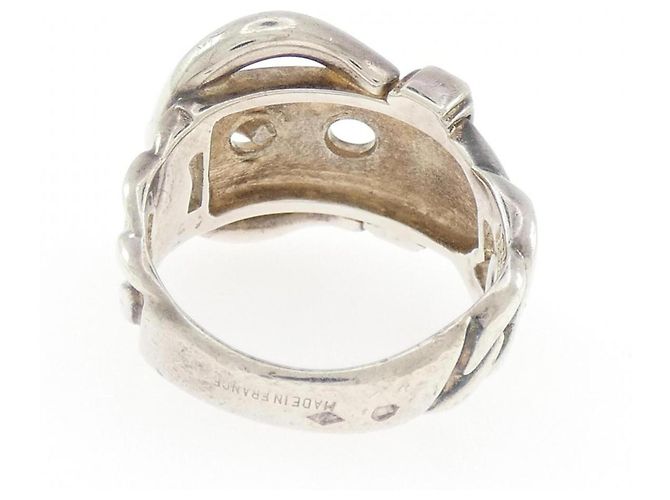 Hermès Hermes Boucles Sellier Silver Bandring - Ansicht 3