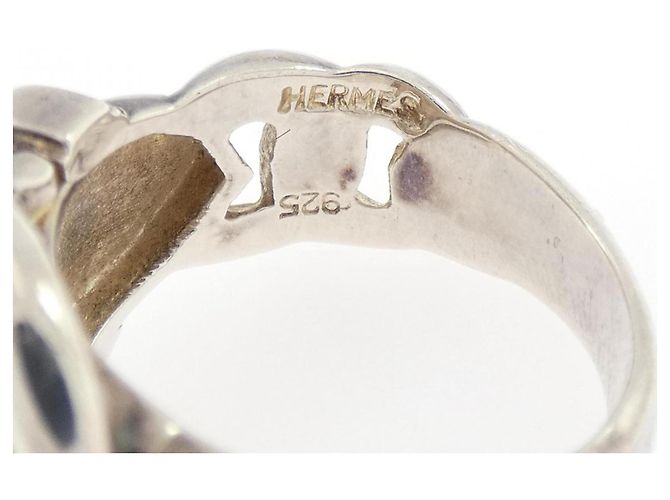 Hermès Hermes Boucles Sellier Silver Bandring - Ansicht 4