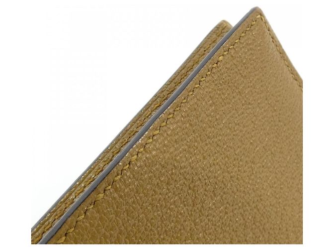 Hermès Hermes Bearn Soufflé Geldbörse Braun - Ansicht 3