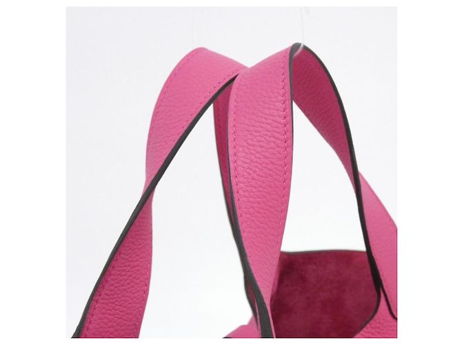 Hermès Sac à main Hermes Picotin Lock PM Rose - vue 5