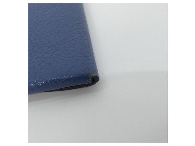 Hermès Hermes Bastia Münzbeutel Blau - Ansicht 4