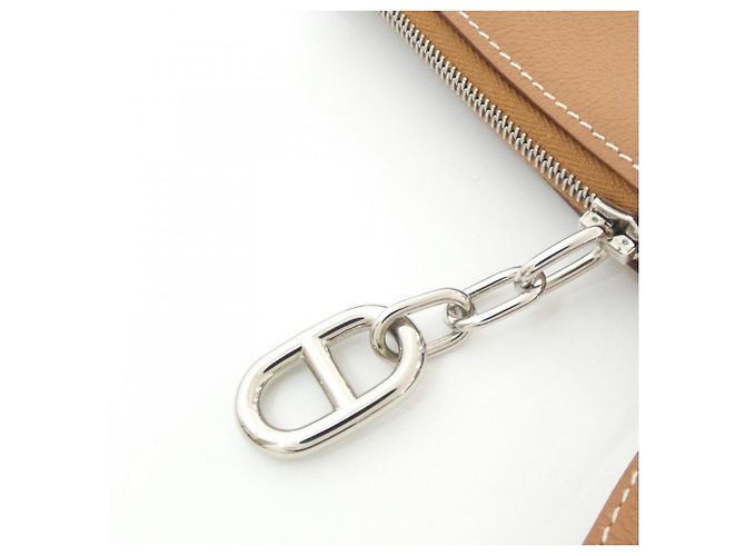 Hermès Hermes Zip Ango To Go Chaine d'Ancre Handtasche Golden - Ansicht 3