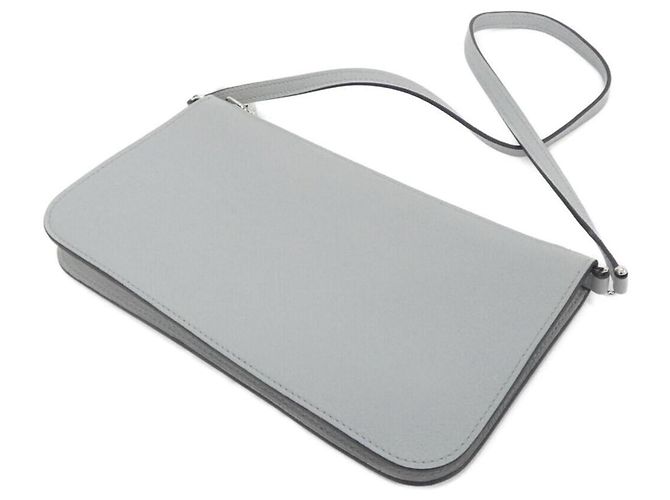 Hermès Hermes Zip Ango To Go Chaine d'Ancre Handbag Pouch Marrone - vista 2