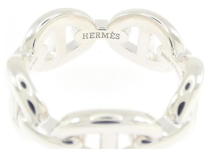 Hermès Chaine d'Ancre Enchainée Ring aus Sterlingsilber 925 - Ansicht 3