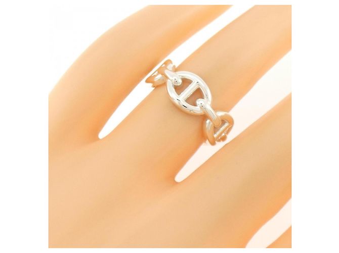Hermès Chaine d'Ancre Enchainée Ring aus Sterlingsilber 925 - Ansicht 4
