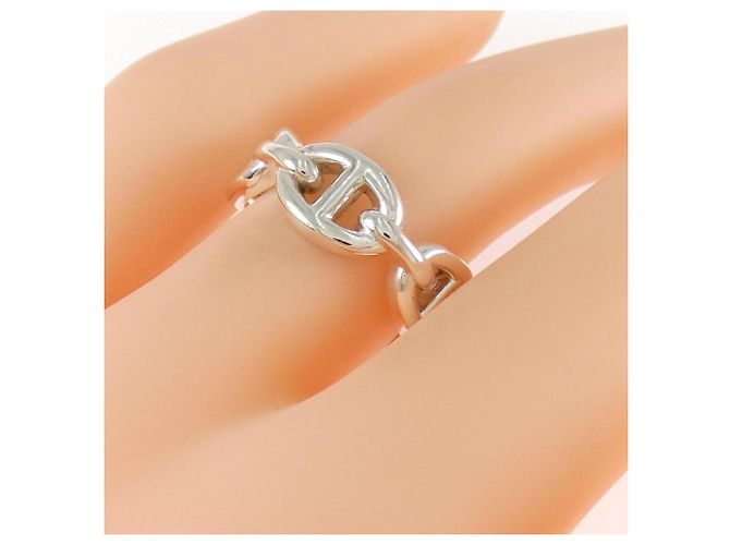 Ring Anello Hermès Chaine d'Ancre Enchainée - vista 4