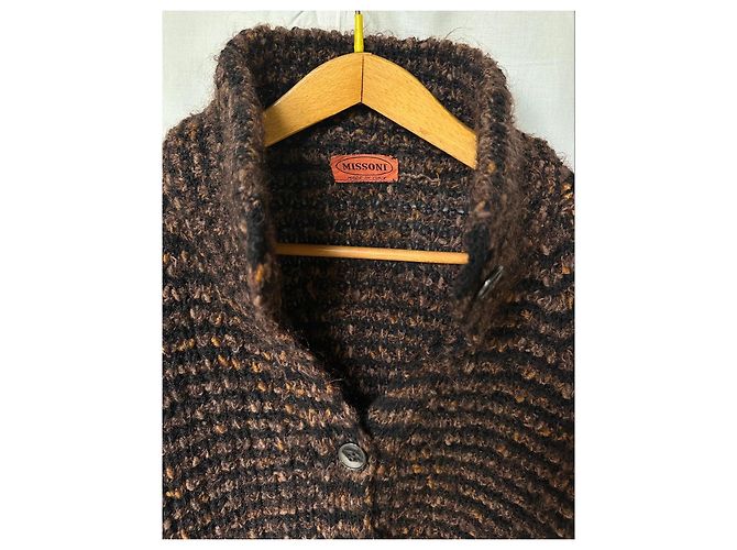 Missoni Cardigan aus brauner Wolle - Ansicht 2
