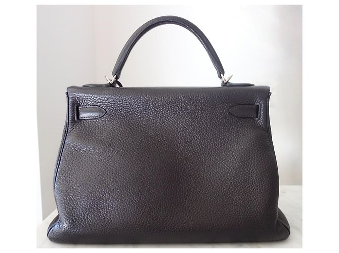 Mala Hermès Kelly 32 Raisin Marrom - vista 2