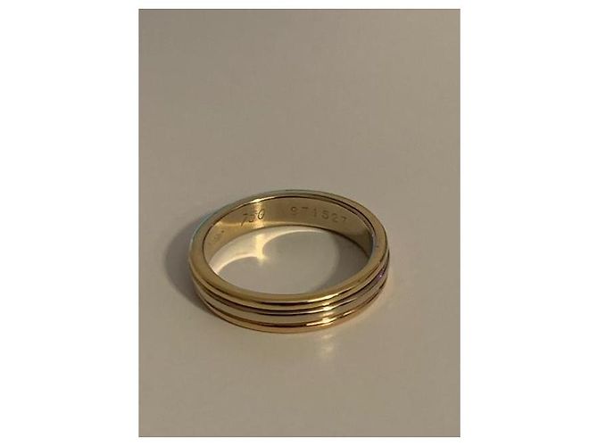 Anello Cartier Vendôme in Oro Tricolore Rosa Bianco D'oro Gold hardware - vista 4