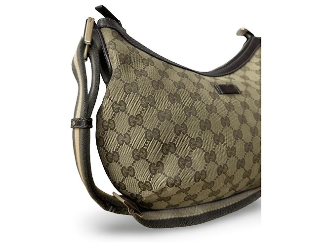 Borsa a tracolla Gucci monogramma GG in tessuto - vista 2