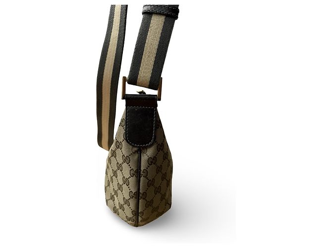 Borsa a tracolla Gucci monogramma GG in tessuto - vista 5