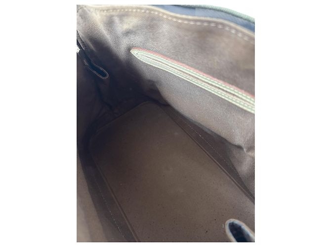 Borsa a mano Louis Vuitton Alma Marrone Pelle Oro D'oro - vista 6