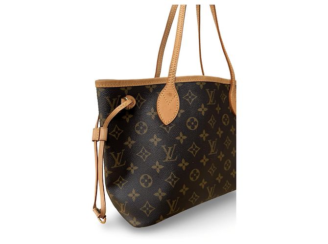 Louis Vuitton Neverfull PM Bege - vista 2