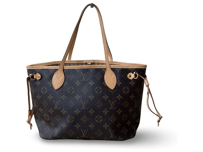 Louis Vuitton Neverfull PM Bege - vista 6