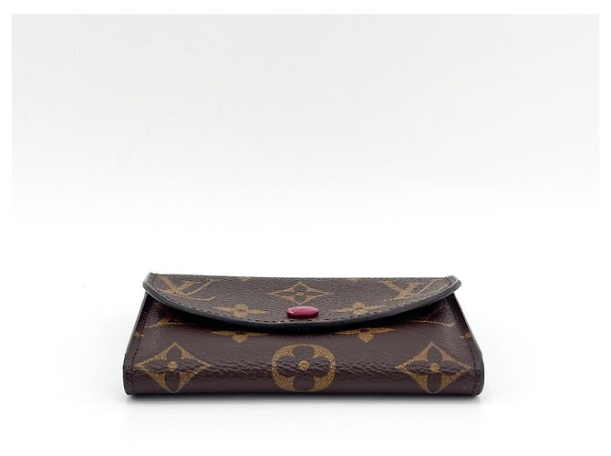 Portamonete Louis Vuitton in pelle Epi Rosa - vista 5