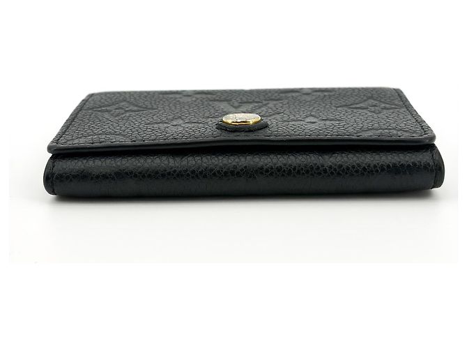 Portamonete Louis Vuitton Anae in pelle Mahina Nero - vista 5