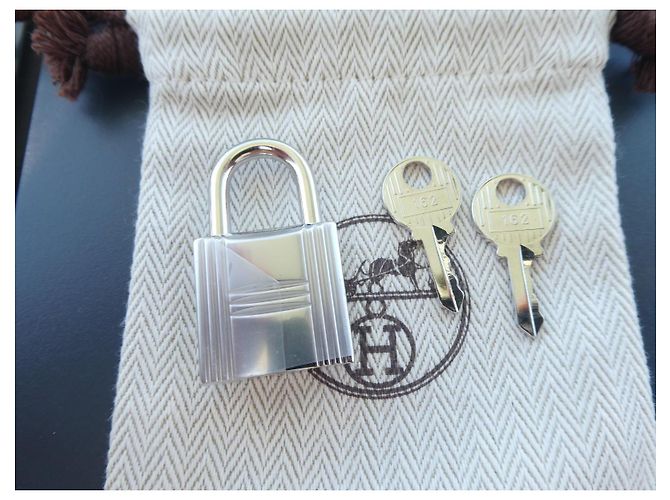 Hermès Lucchetto e Chiavi Kelly Messenger Acciaio Argentato Silver hardware - vista 2