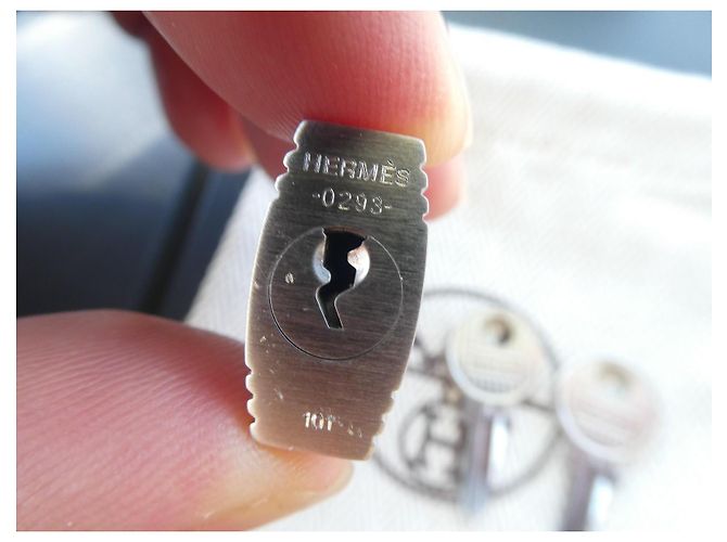 Lucchetto e Chiavi Hermès Argento Spazzolato Silver hardware - vista 4