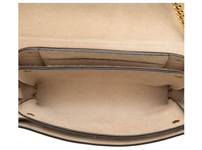 Borsa a tracolla Chloé Faye con logo impresso Beige - vista 5