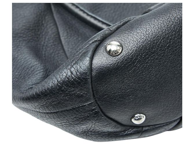 Sac à main Prada avec plaque logo triangle Noir - vue 5