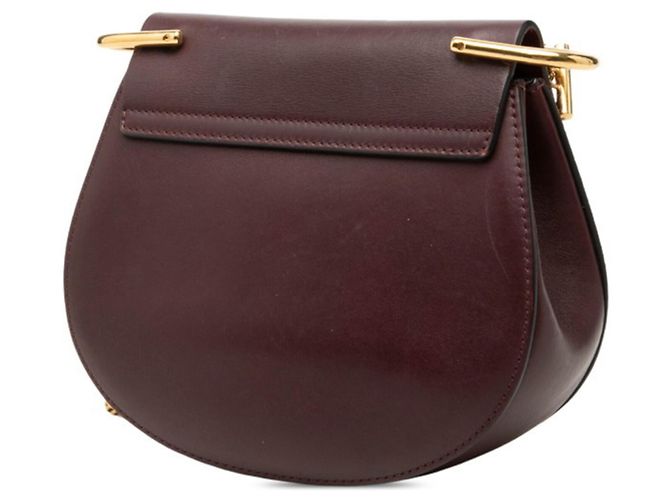 Chloé Drew Crossbody Shoulder Bag Bordeaux - Ansicht 2