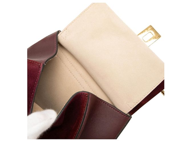 Chloé Drew Crossbody Shoulder Bag Bordeaux - Ansicht 4