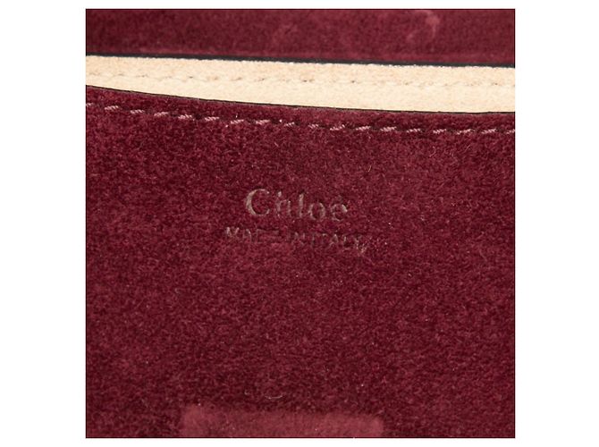 Chloé Drew Crossbody Shoulder Bag Bordeaux - Ansicht 6