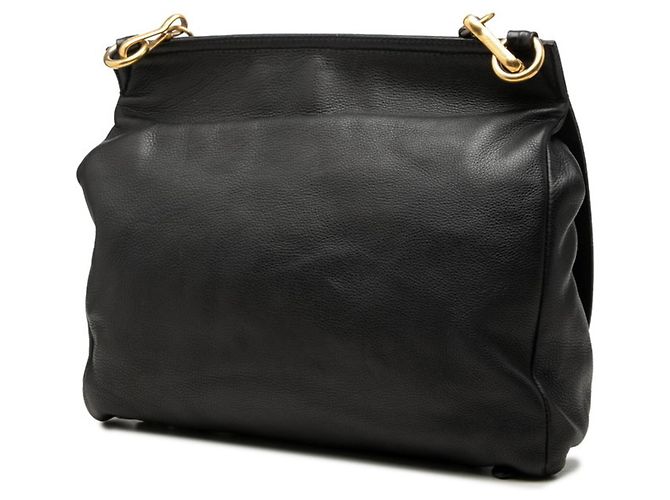 Borsa a tracolla Burberry in pelle nera Nero - vista 2