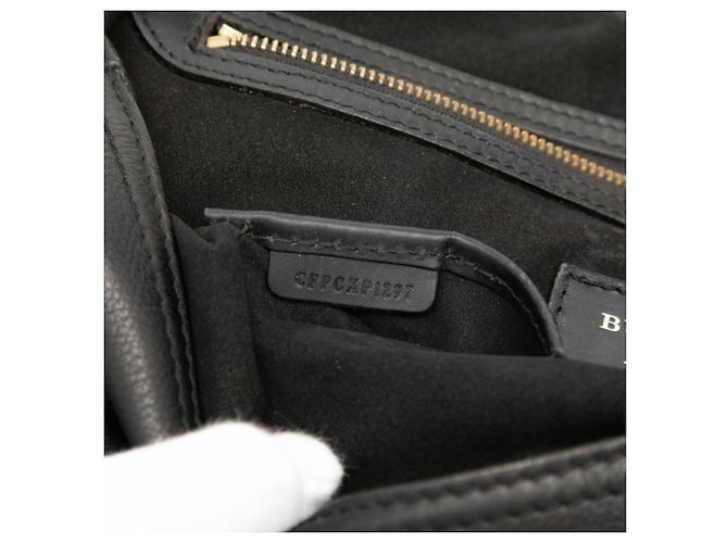 Borsa a tracolla Burberry in pelle nera Nero - vista 6