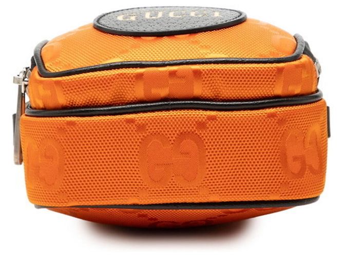Borsa a tracolla Gucci Off the Grid Nero Arancione - vista 3