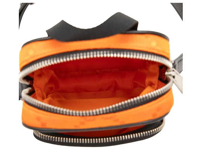 Borsa a tracolla Gucci Off the Grid Nero Arancione - vista 4