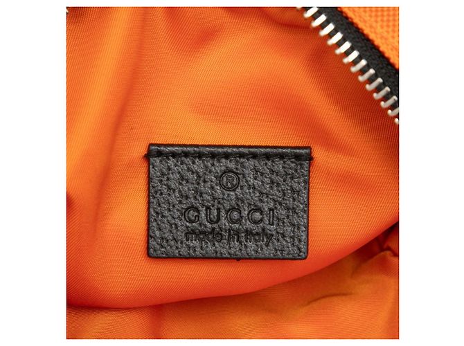 Borsa a tracolla Gucci Off the Grid Nero Arancione - vista 5