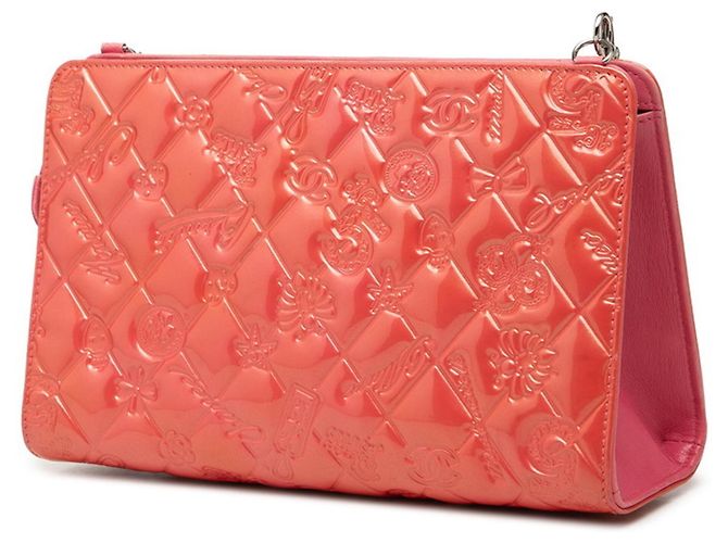 Bolso de Hombro Icon Chain de Chanel Rosa - vista 2