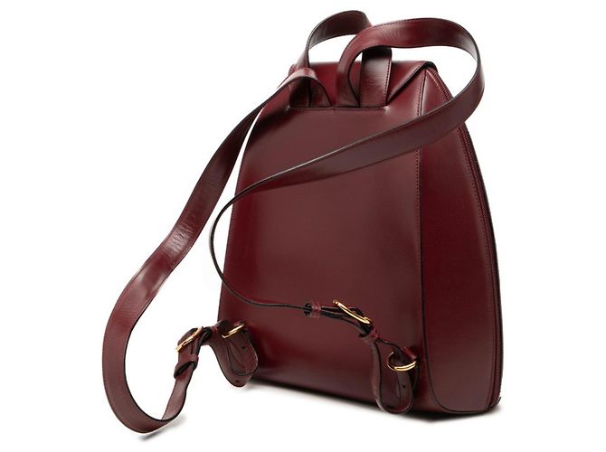 Zaino Cartier Must Line in pelle Bordeaux Bordò - vista 2
