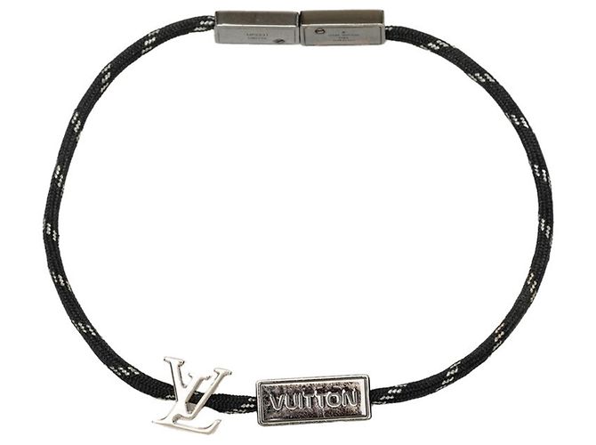 Satellite Louis Vuitton Armband mit Anhängern Schwarz Silber - Ansicht 2