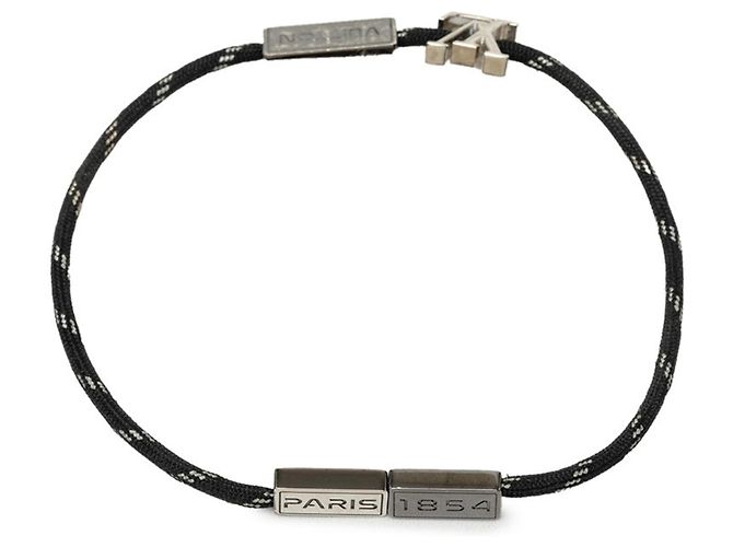 Satellite Louis Vuitton Armband mit Anhängern Schwarz Silber - Ansicht 3