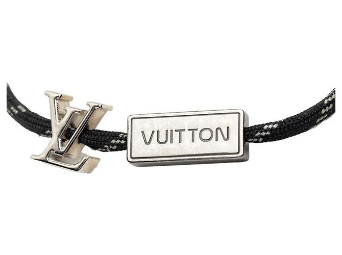 Satellite Louis Vuitton Armband mit Anhängern Schwarz Silber - Ansicht 5