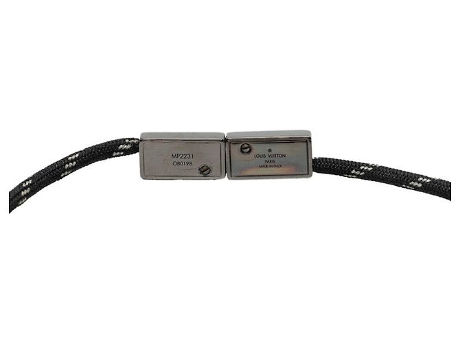Satellite Louis Vuitton Armband mit Anhängern Schwarz Silber - Ansicht 6