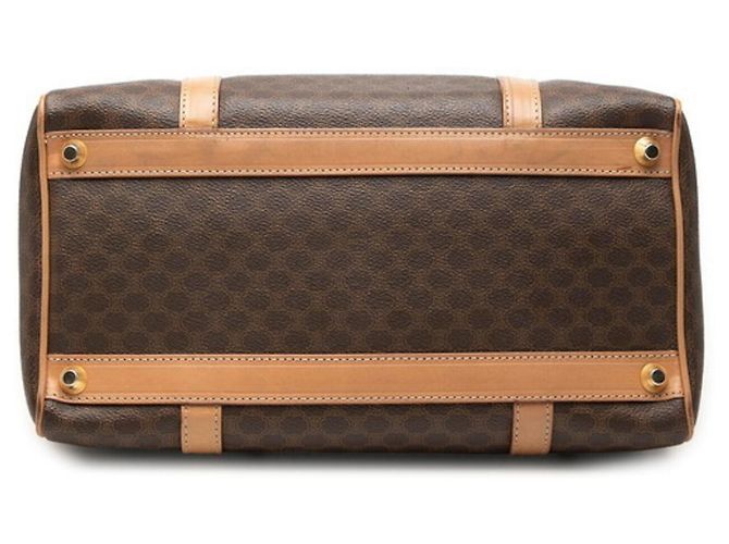 Céline Bolso Boston Mini Macadam Celine Castaño Beige - vista 3