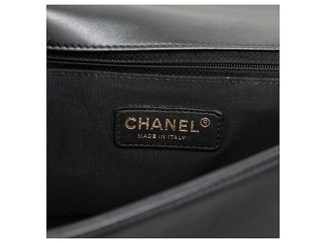 Borsa a spalla Chanel Boy Chanel 28 con catena Nero - vista 5
