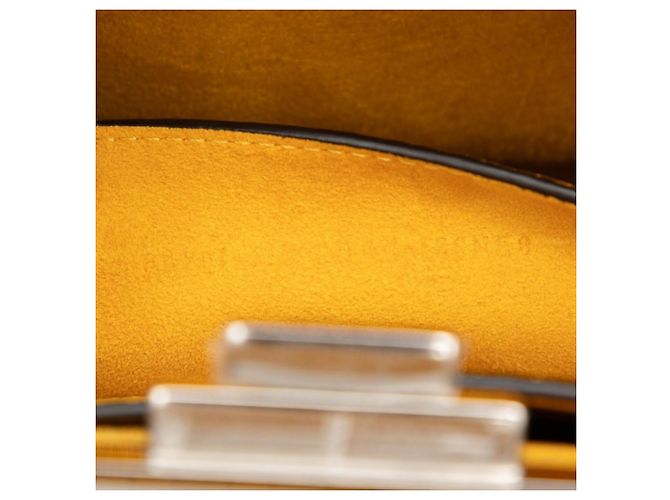 Fendi Peekaboo Selleria I.U Medium Handtasche Gelb - Ansicht 6