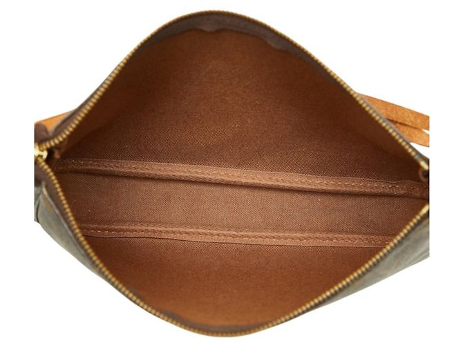 Borsa Louis Vuitton Monogram Pochette Accessoires Marrone - vista 11