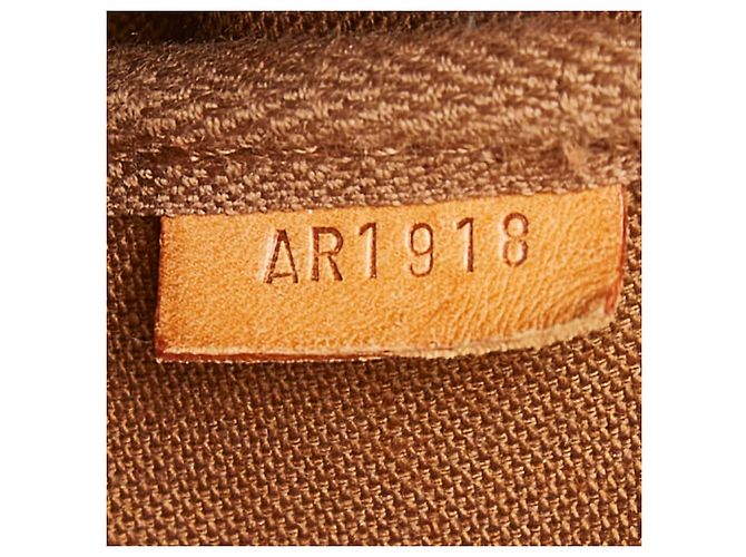 Borsa Louis Vuitton Monogram Pochette Accessoires Marrone - vista 12