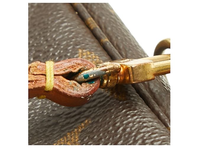 Borsa Louis Vuitton Monogram Pochette Accessoires Marrone - vista 9
